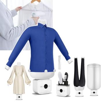 Imagem de CNAOHGHN Ferro A Vapor AutomáTico, MáQuina De Passar Roupa AutomáTica Sem Toque, Secagem RáPida Em 8 Minutos, Secador De Roupas E Removedor De Rugas Manual Para Qualquer Tipo De Tecido