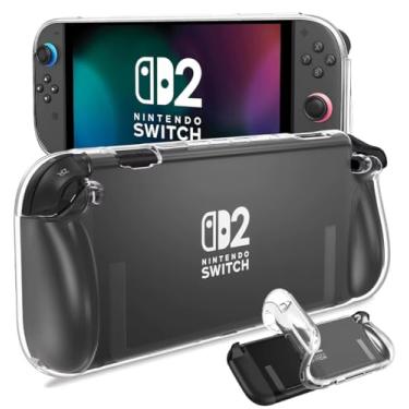 Imagem de Capa Protetora Case em TPU Para Nintendo Switch 2 Branco Transparente