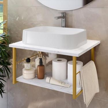 Imagem de Armário de levantamento do estilo industrial 45cm armário do banheiro