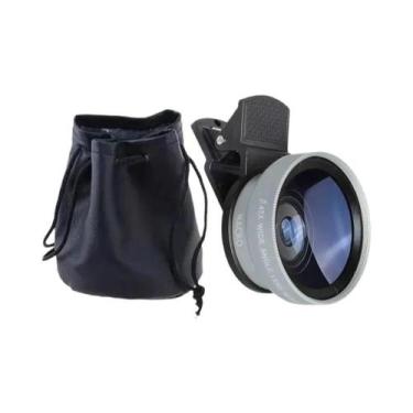 Imagem de Lente Grande Angular Macro Fisheye 2 Em 1 Para iPhone 14 13 Smartphone