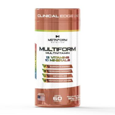 Imagem de Multivitamínico Multiform 60 Tabletes Metaform Nutrition-Unissex