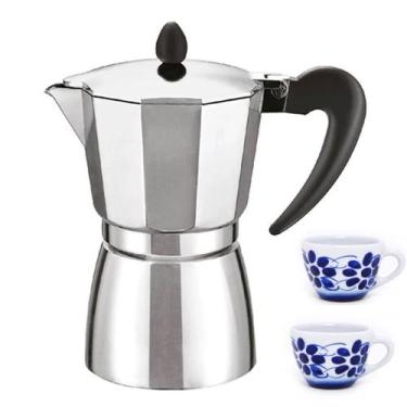 Imagem de Cafeteira tipo Italiana para 9 xicaras acompanha 2 canecas R - Puro Ch