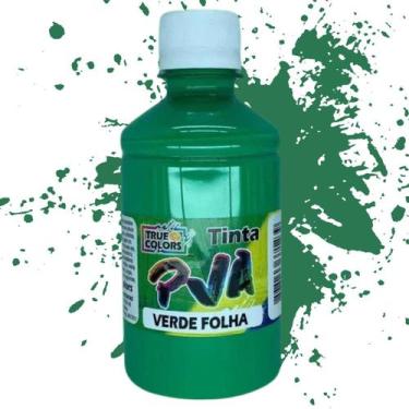 Imagem de Tinta Pva 250ml True Colors - Cores Frias, VERDE FOLHA - 7167