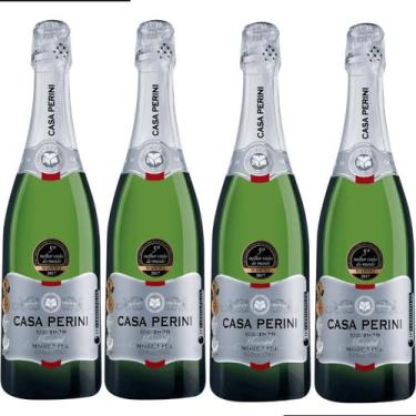 Imagem de Espumante Moscatel Casa Perini Premiado 750ml Caixa Kit 4un