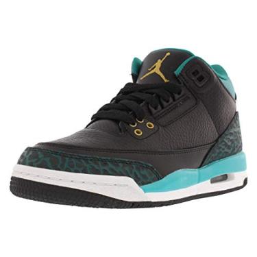 Imagem de Nike Tênis infantil unissex de cano alto, Preto e preto 441140 018, 6.5 Big Kid
