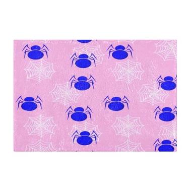 Imagem de Burbuja Tapete de banheiro Webs on rosa, tapete absorvente extra macio com suporte antiderrapante para banheiro, banheira e chuveiro, 40 x 61 cm