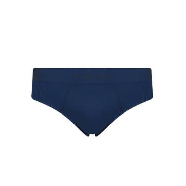 Imagem de Cueca Slip Selene 11073.003 Sem Costura Poliamida T. P/EG, M, 696, Azu
