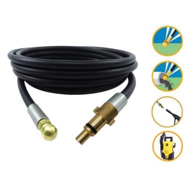 Imagem de Mangueira Nylon Desentupidora 15m Carrefour DY82228 Lavadora - COMPATÍ