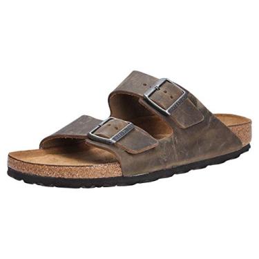 Imagem de Birkenstock Sandálias femininas Arizona SFB, verde, 11 Reino Unido