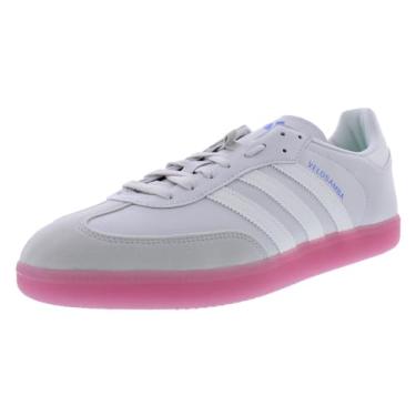 Imagem de adidas Tênis de ciclismo unissex adulto The Velosamba, Cinza/branco/fúcsia lúcido, 13.5 Women/12.5 Men