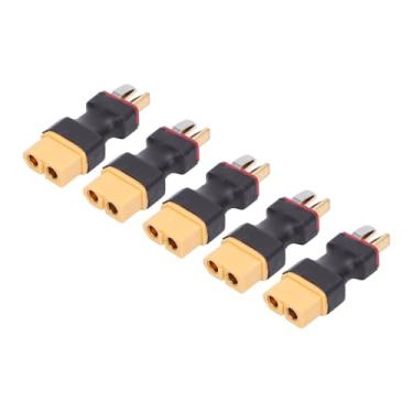 Imagem de aqxreight 5 PCS XT60 para T Plug Conector Bateria para Carregador ESC Adaptador de Conversão de Porta Macho para Carro RC para Compatível T XT60 Em Converte Este Adaptador de Plugue de Bateria a