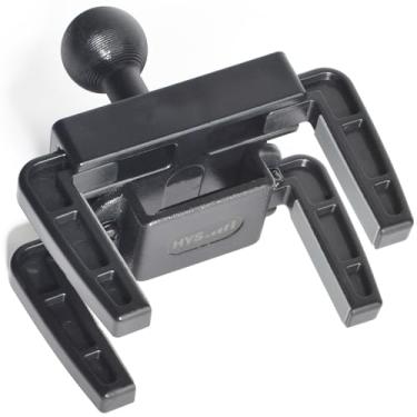 Imagem de HYS Scanner digital portátil com suporte de clipe de cinto para Bearcat BC125AT SR30C SDS100 BCD325P2 BCD160DN, com adaptador de cabeça esférica de 2,5 cm para suportes RAM, braço de soquete duplo