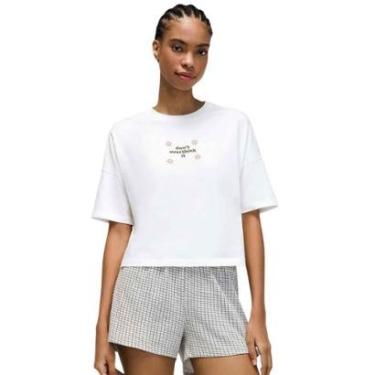 Imagem de Pijama Feminino Curto Xadrez Hering 100% Algodão-Unissex