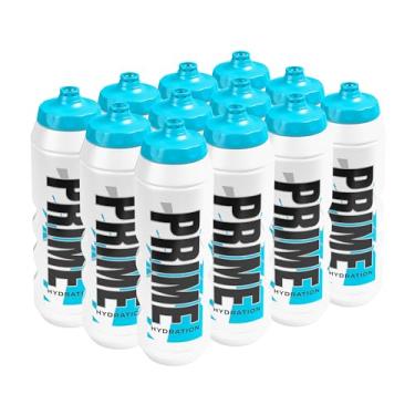 Imagem de PRIME Garrafas de água esportivas Blue Chill Squeeze de 946 ml, sem BPA, pode ser lavada na lava-louças, design ergonômico à prova de vazamento, hidratação rápida para academia, ciclismo, corrida
