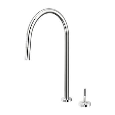 Imagem de Torneira Misturador Monocomando Joystick Docol Mix&match 90015462006 Bancada Ducha Retrátil Cromada