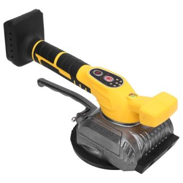 Imagem de WALFRONT Máquina de Nivelamento de Vibração de Telha Sem Fio, Instalação Portátil, Ferramenta Vibradora Com 5 Velocidades Ajustáveis, 10000 Hz, Frequência Mínima, Sucção de 50 Kg