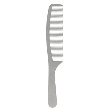 Imagem de Cryfokt Pente de Corte de Cabelo de Dentes Finos Profissional para Salão de Beleza, Pente de Estilo de Cabelo Durável, Adequado para Agarrar a Longo Prazo, Aço Inoxidável de , para Estilistas Profissionais ( de maçã)