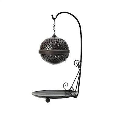 Imagem de porta-vara de incenso Queimador de incenso fluxo reverso suspenso, decoração casa interna, fogão cerâmica