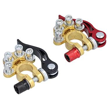 Imagem de Acouto 13pcs Bateria Terminal de Liberação Rápida 4 Vias Positivo Negativo Conector Braçadeira Conjunto Com Acessórios