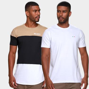 Imagem de Kit Camiseta Industrie Coleção III Masculina 2 Peças-Masculino