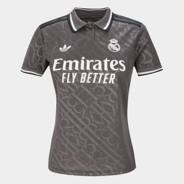 Imagem de Camisa Real Madrid Third 24/25 s/n° Torcedor Adidas Feminina-Feminino