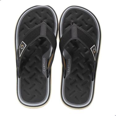 Imagem de Chinelo Cartago 12308 Malaga Sport Bege/Amarelo/Preto