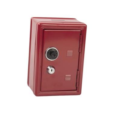 Imagem de simhoa Mini Cofrinho Multiuso Criativo e Fofo em Formato de Porquinho para Cosméticos, Maquiagem, Cartões, Banheiro e Sala de Estar, Vermelho