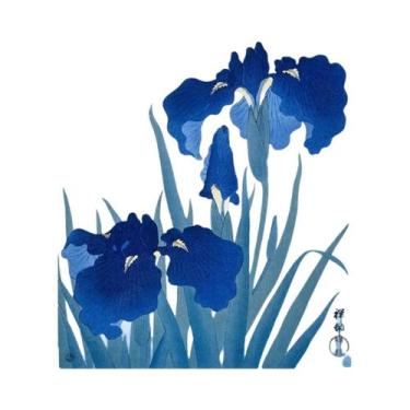 Imagem de Pintura Em Tela Vintage De Peixe Dourado, Lótus, Coruja E Grulla, Arte