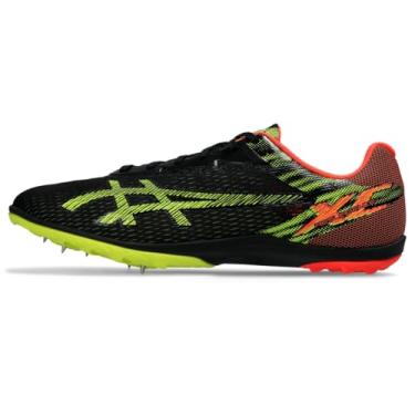 Imagem de ASICS Tênis unissex Resurgence XC Track & Field, Preto/amarelo seguro, 41/44 BR G
