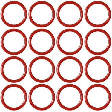 Imagem de Pangda 100 anéis de vedação de poliuretano, 13,8 x 1,9 mm, anéis de vedação de tanque de CO2/Hpa, substituição vermelha Orings para tanque de ar de CO2 de Paintball