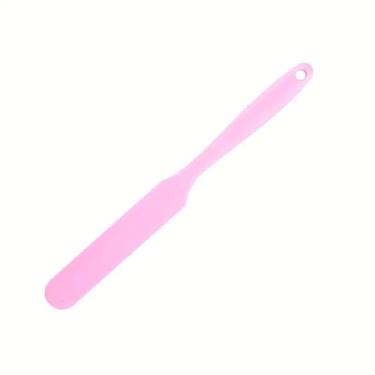 Imagem de 1 espátula de silicone de grau alimentício, espátula antiaderente resistente ao calor, ferramentas de cozimento, utensílios de cozinha, acessórios de cozinha, rosa