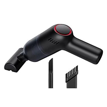 Imagem de Limpador de Carro 6000Pa Portátil Mão Sem Fio com Aspiração Potente 40min para Cabelo Pet Brita Limpeza Sofá em Casa Veículo Filtração Lavável Multifu