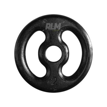 Imagem de Anilha de Ferro Fundido Pintada - 2 Kg-Unissex