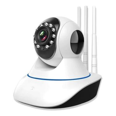 Imagem de Babá Eletrônica Câmera Ip Wifi Visão Noturna S/fio Sensor Alarme Aviso