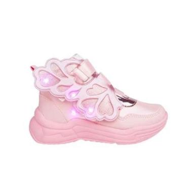 Imagem de Tênis Casual Led Infantil Pampili Move Butterfly Rosa-Feminino