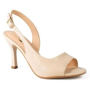 Imagem de Sandália Dakota Salto Alto Y9773 Feminino Bege-Feminino