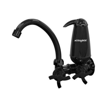 Imagem de Filtro de agua acquabios acqua e05 com torneira quadriseta bica movel 
