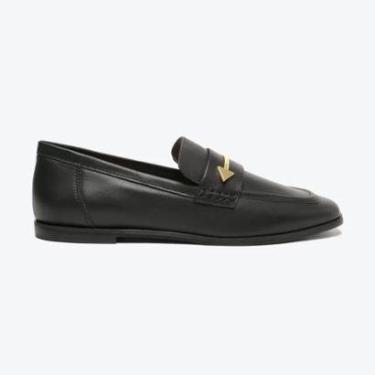 Imagem de Mocassim Feminino Desmond Triangle Couro Schutz Preto-Feminino