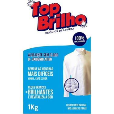 Imagem de Tira Manchas Roupas Percarbonato de Sodio Top Brilho 1kg - YASHOP