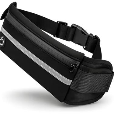 Imagem de Pochete Esportiva Slim Fitness Unissex Impermeável para Corrida e Academia – Ajustável, Leve e com Bolso de Segurança