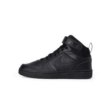 Imagem de Nike Court Borough Mid 2 Lifestyle Tênis masculino, Preto/Preto/Preto, 7 Big Kid