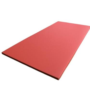 Imagem de Colchonete EVA 100x50cm para Academia, Yoga e Pilates – Tatame de Exercício Fitness Antiderrapante com Alta Densidade(Vermelho,5mm)