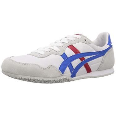 Imagem de Onitsuka Tiger Tênis unissex Serrano Slip-On 1183A238, Branco/Azul diretório, 38 BR