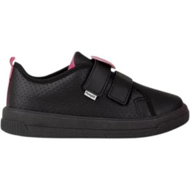 Imagem de Tênis Pampili Collegi Emoji Infantil Estilo e detalhes, Preto pink neo