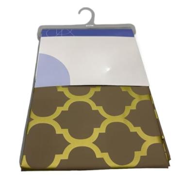 Imagem de Cortina de Box para Banheiro c/ 12 Ganchos Anti Mofo Resistente EVA(Marrom)