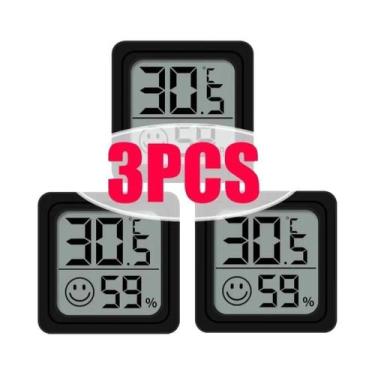 Imagem de Mini Termômetro Digital LCD E Higrômetro: Medidor De Temperatura E Umi