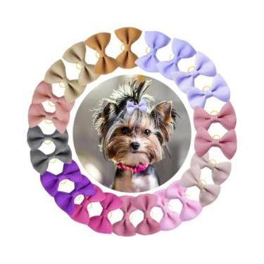 Imagem de Laços Coloridos Para Cães 30PCS, Faixas De Borracha Feitas À Mão, Aces