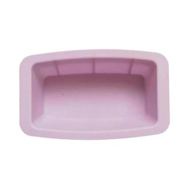 Imagem de Mini Forma Retangular De Silicone Para Pão, Bolo E Cheesecake - NONE, 