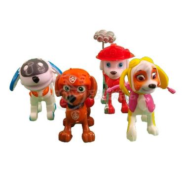 Imagem de Kit 5 Bonecos Brinquedos Patrulha Canina Com 4 Skate 28