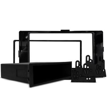 Imagem de Moldura Do Painel 7 Polegadas Corolla 2017 2018 Preto BLack Piano Com Porta Objetos